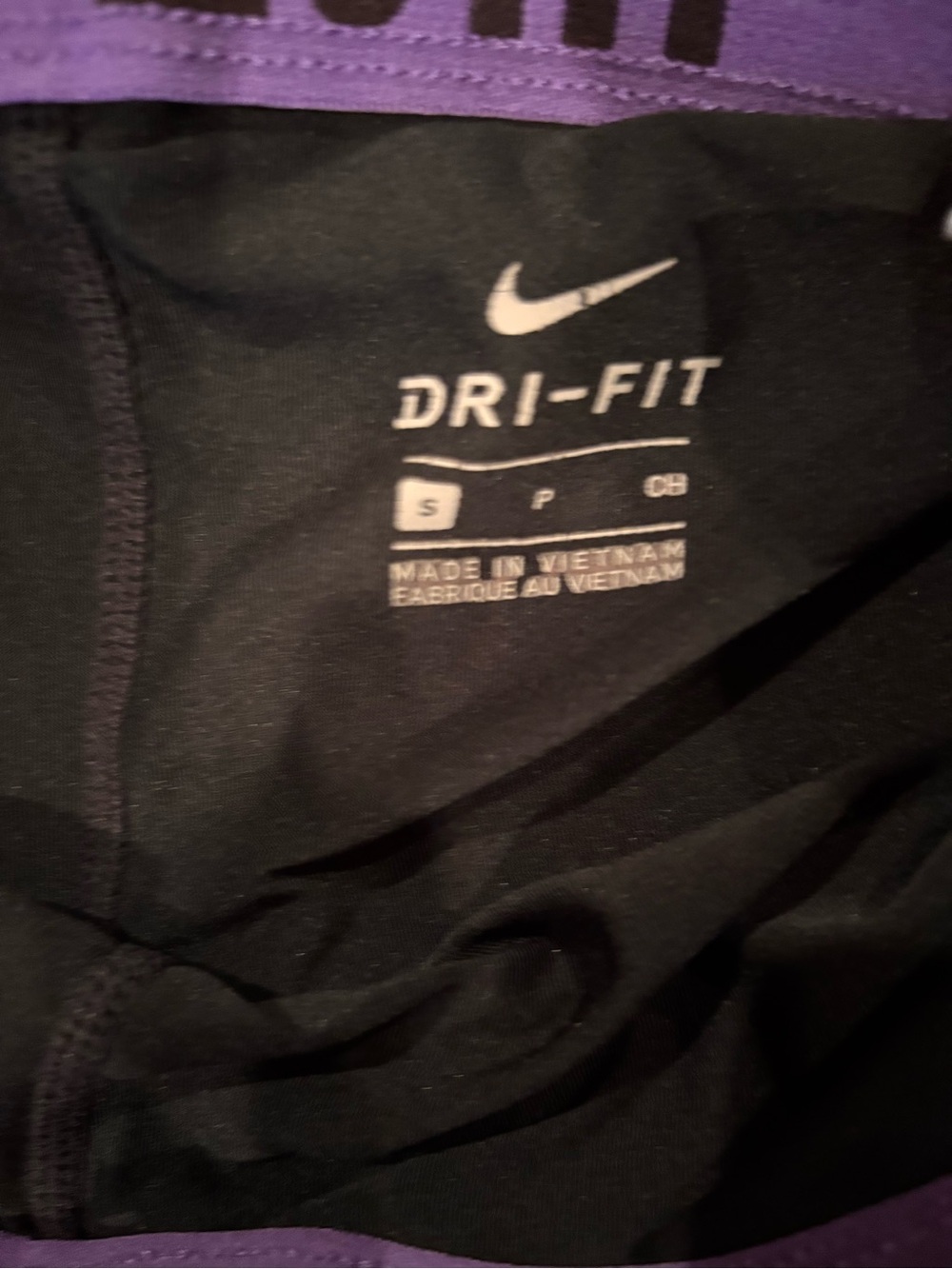 Nike Dri-FIT Purple Running Shorts Women’s Small Built-In Short Liner - Picture 3 of 11